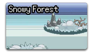 snowy forest biome